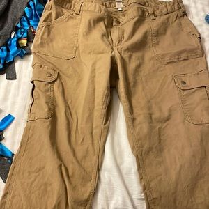 Duluth Trading Co. Women’s Firehose Relaxed Fit Khaki Pants